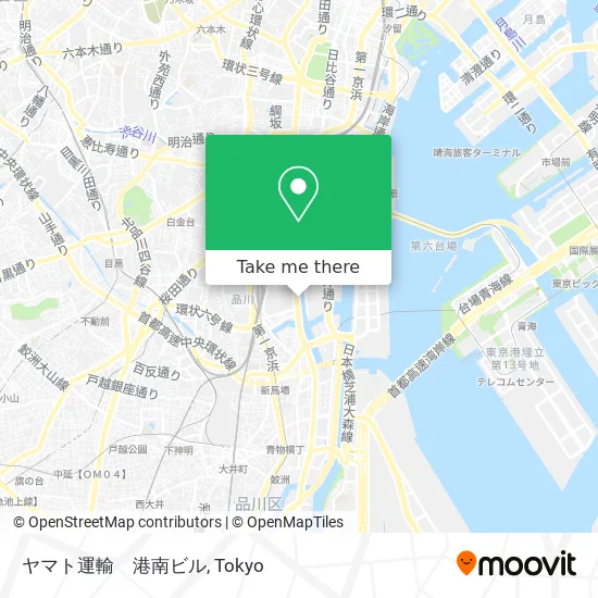Yamato Transport Konan Building map