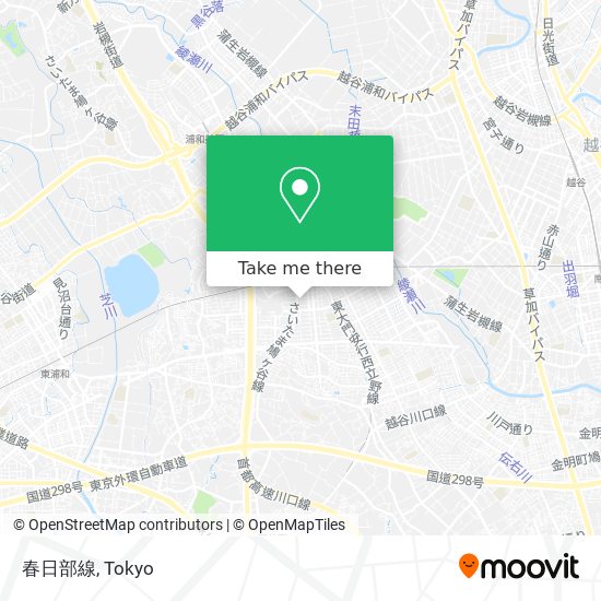 春日部線 map