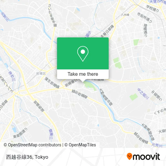 西越谷線36 map
