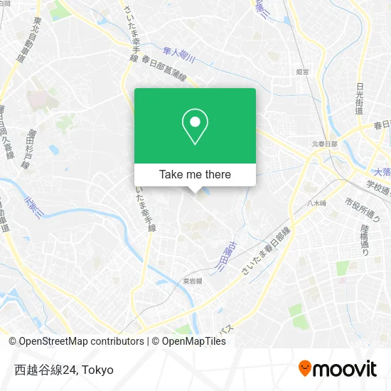 西越谷線24 map