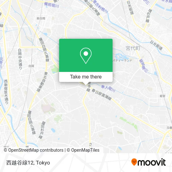 西越谷線12 map