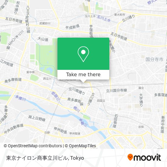 東京ナイロン商事立川ビル map