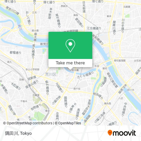 隅田川 map