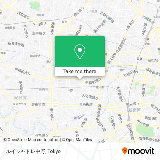 ルイシャトレ中野 map