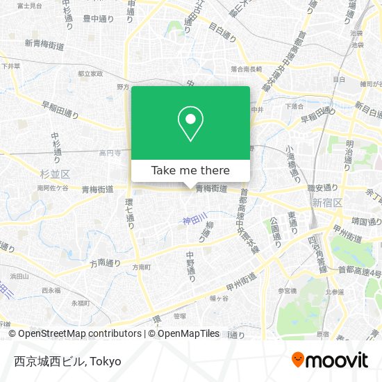 西京城西ビル map