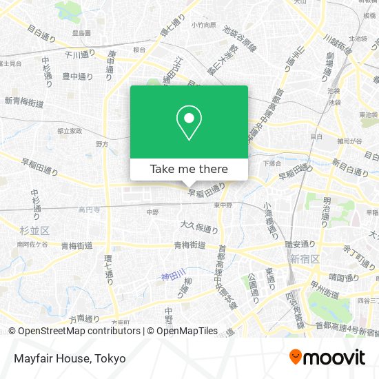 Mayfair House map