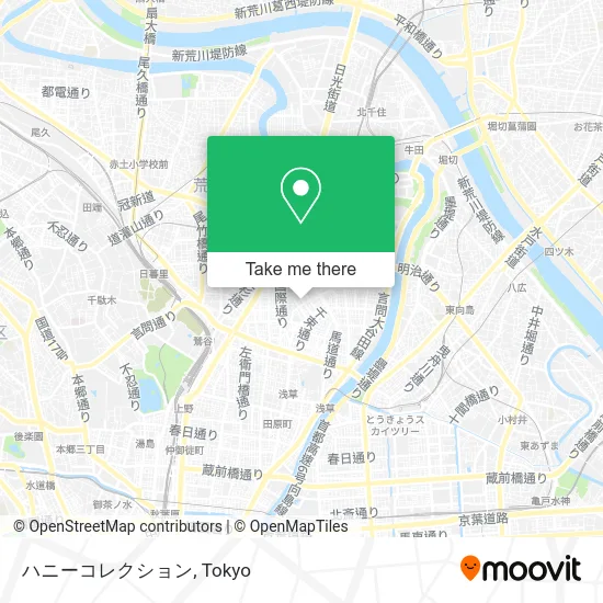 ハニーコレクション map