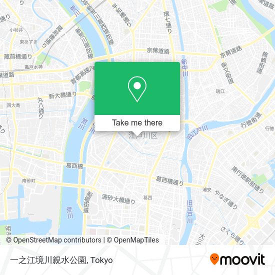 一之江境川親水公園 map