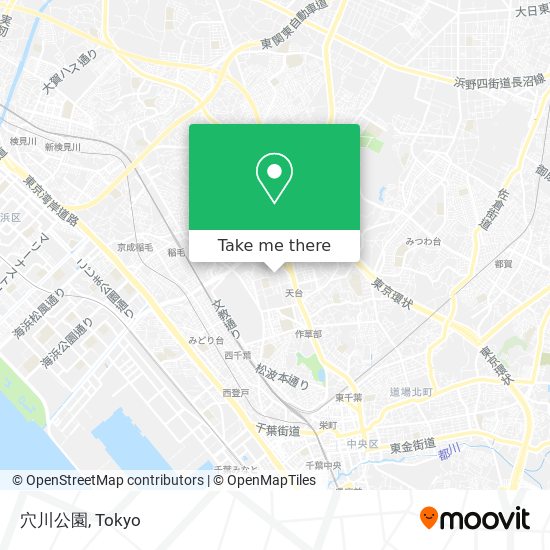 穴川公園 map