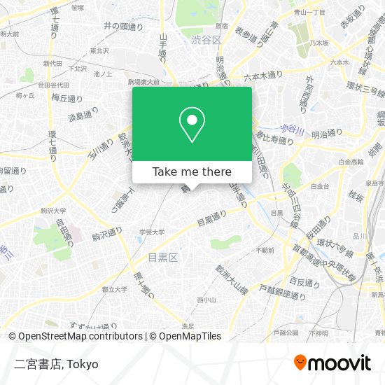 二宮書店 map