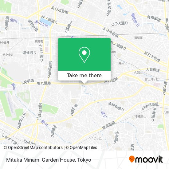 Mitaka Minami Garden House map
