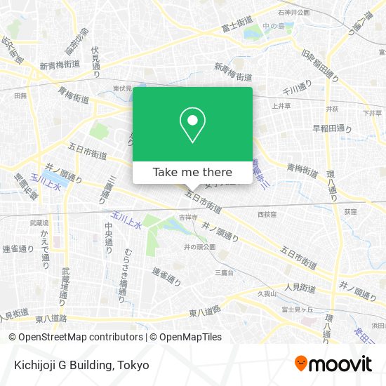 Kichijoji G Building map