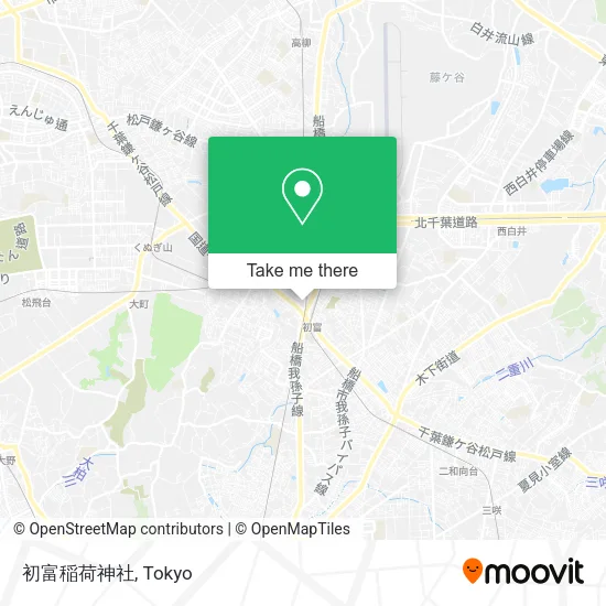 初富稲荷神社 map