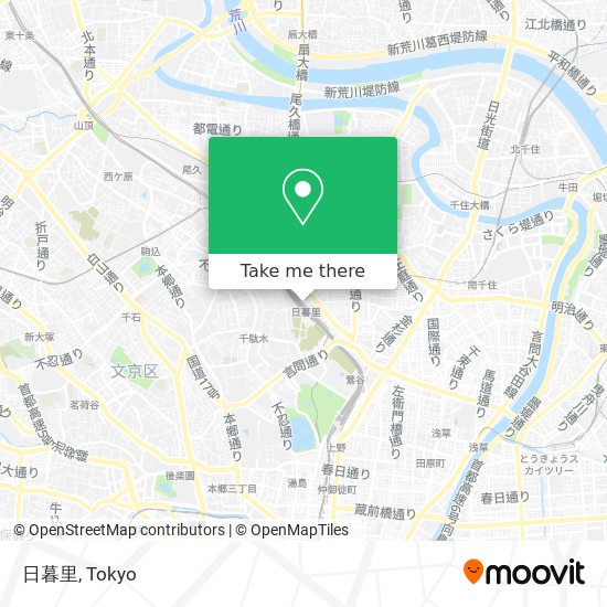 日暮里 map