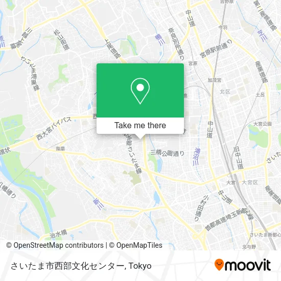 さいたま市西部文化センター map