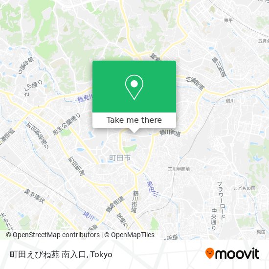 町田えびね苑 南入口 map