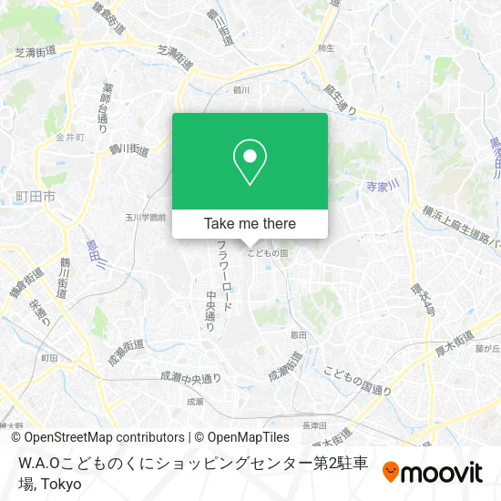 W.A.Oこどものくにショッピングセンター第2駐車場 map