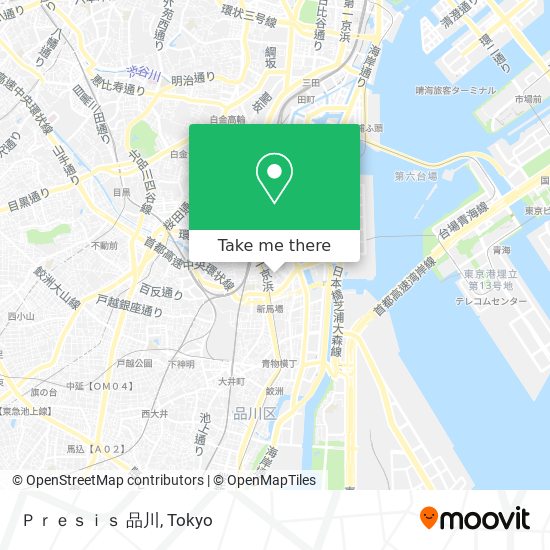 Ｐｒｅｓｉｓ 品川 map