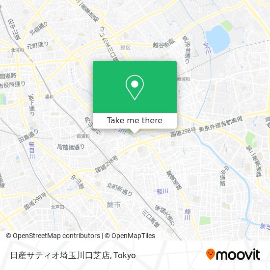日産サティオ埼玉川口芝店 map