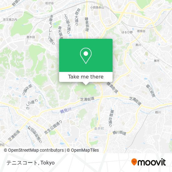 テニスコート map