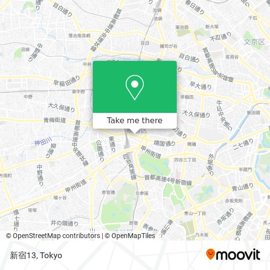 新宿13 map