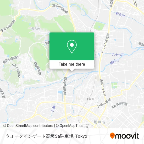 ウォークインゲート高坂Sa駐車場 map
