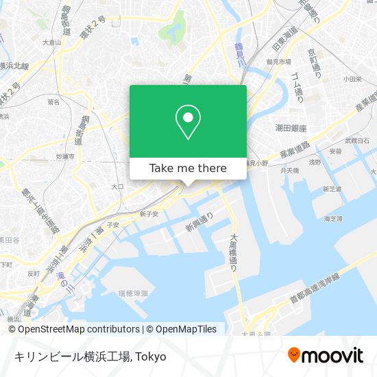 キリンビール横浜工場 map