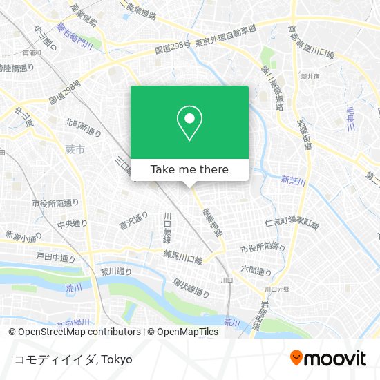 コモディイイダ map