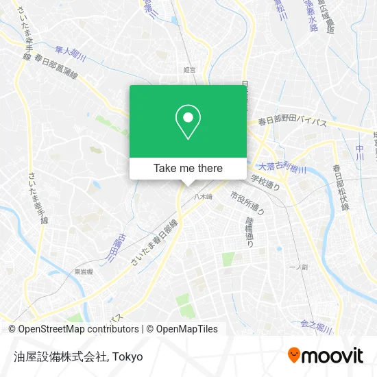油屋設備株式会社 map