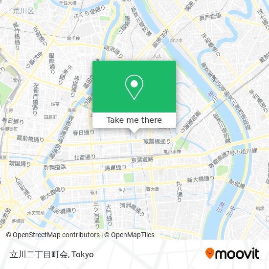 立川二丁目町会 map