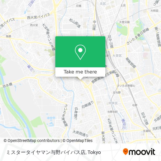 ミスタータイヤマン与野バイパス店 map