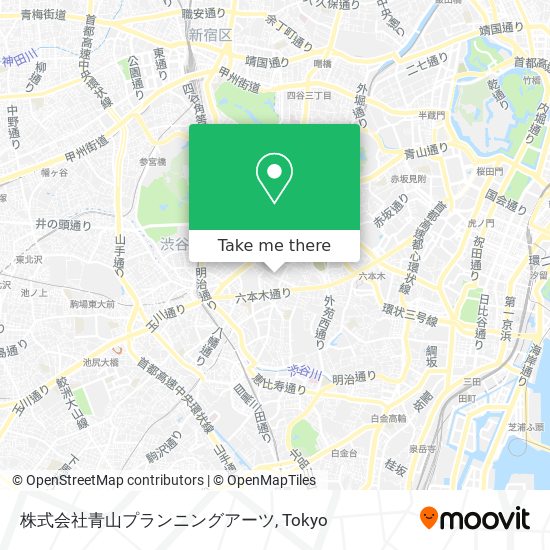 株式会社青山プランニングアーツ map