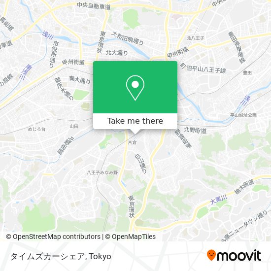 タイムズカーシェア map