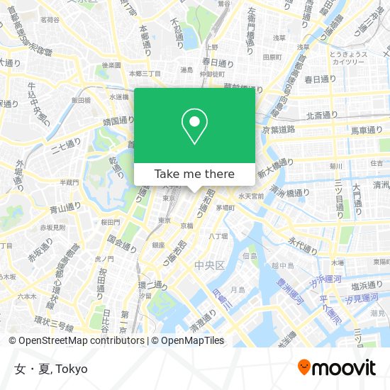女・夏 map