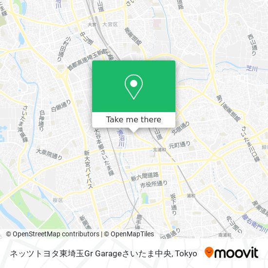 ネッツトヨタ東埼玉Gr Garageさいたま中央 map