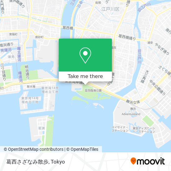 葛西さざなみ散歩 map