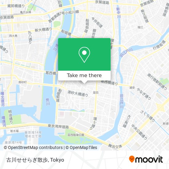 古川せせらぎ散歩 map