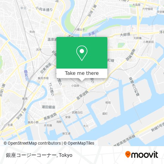 銀座コージーコーナー map