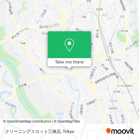 クリーニングスカット三橋店 map