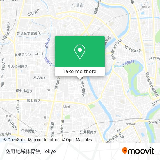 佐野地域体育館 map
