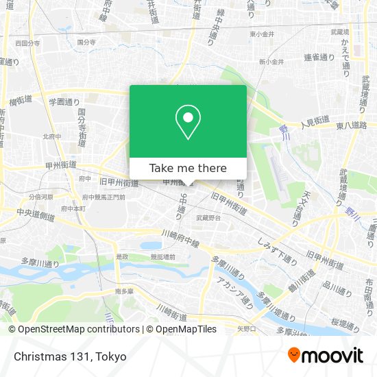 Christmas 131 map