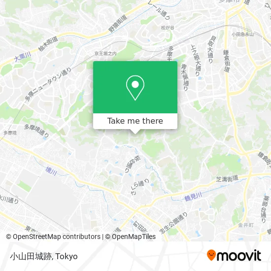 小山田城跡 map