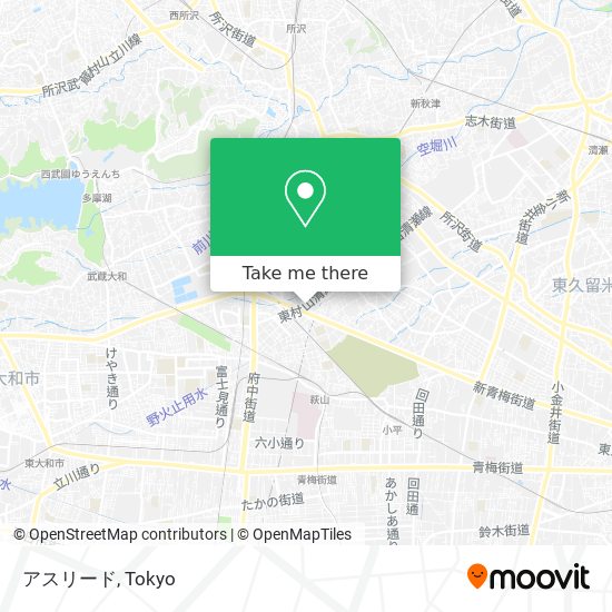 アスリード map