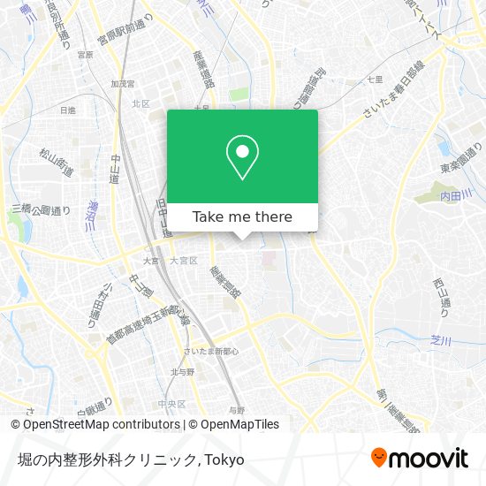 堀の内整形外科クリニック map