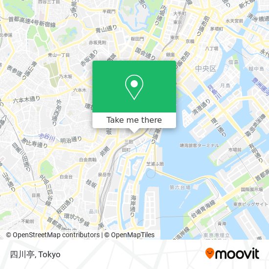 四川亭 map