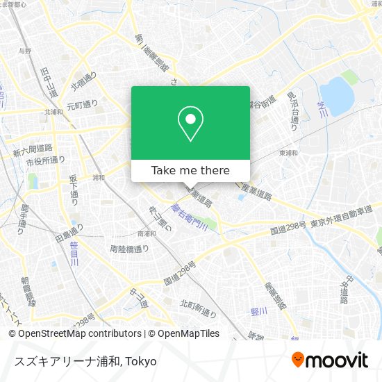 スズキアリーナ浦和 map