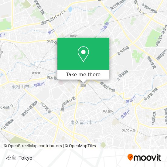 松庵 map