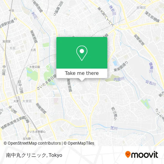 Minami Nakamaru Clinic map