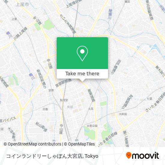 コインランドリーしゃぼん大宮店 map