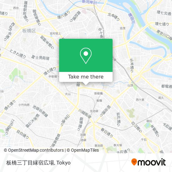 板橋三丁目縁宿広場 map